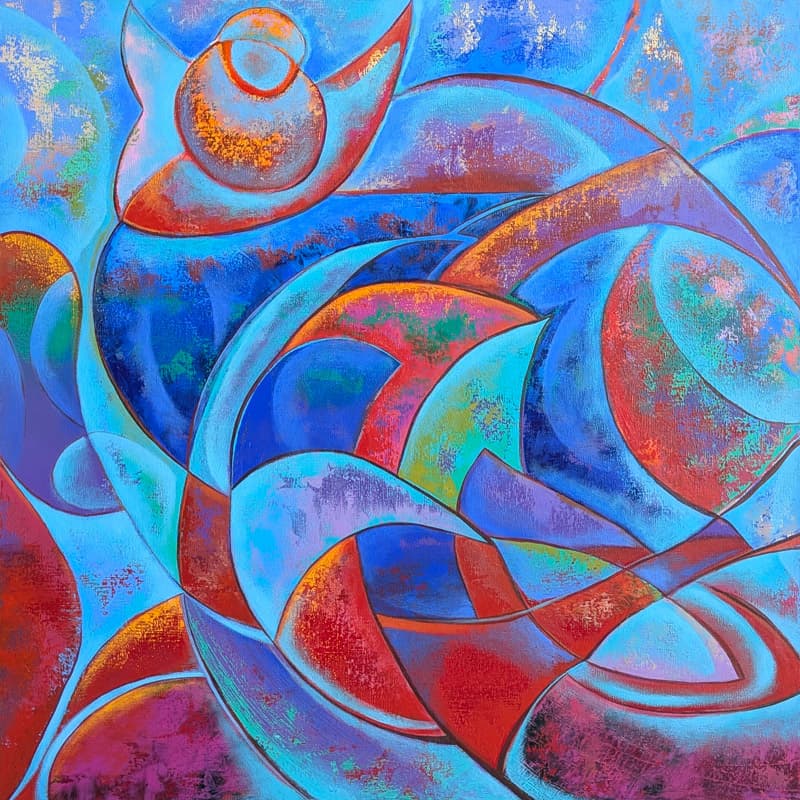 Абстрактная картина "Импровизация 25/11"